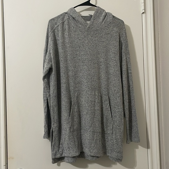 Lou & Grey Gray Hoodie Size L - Picture 1 of 6